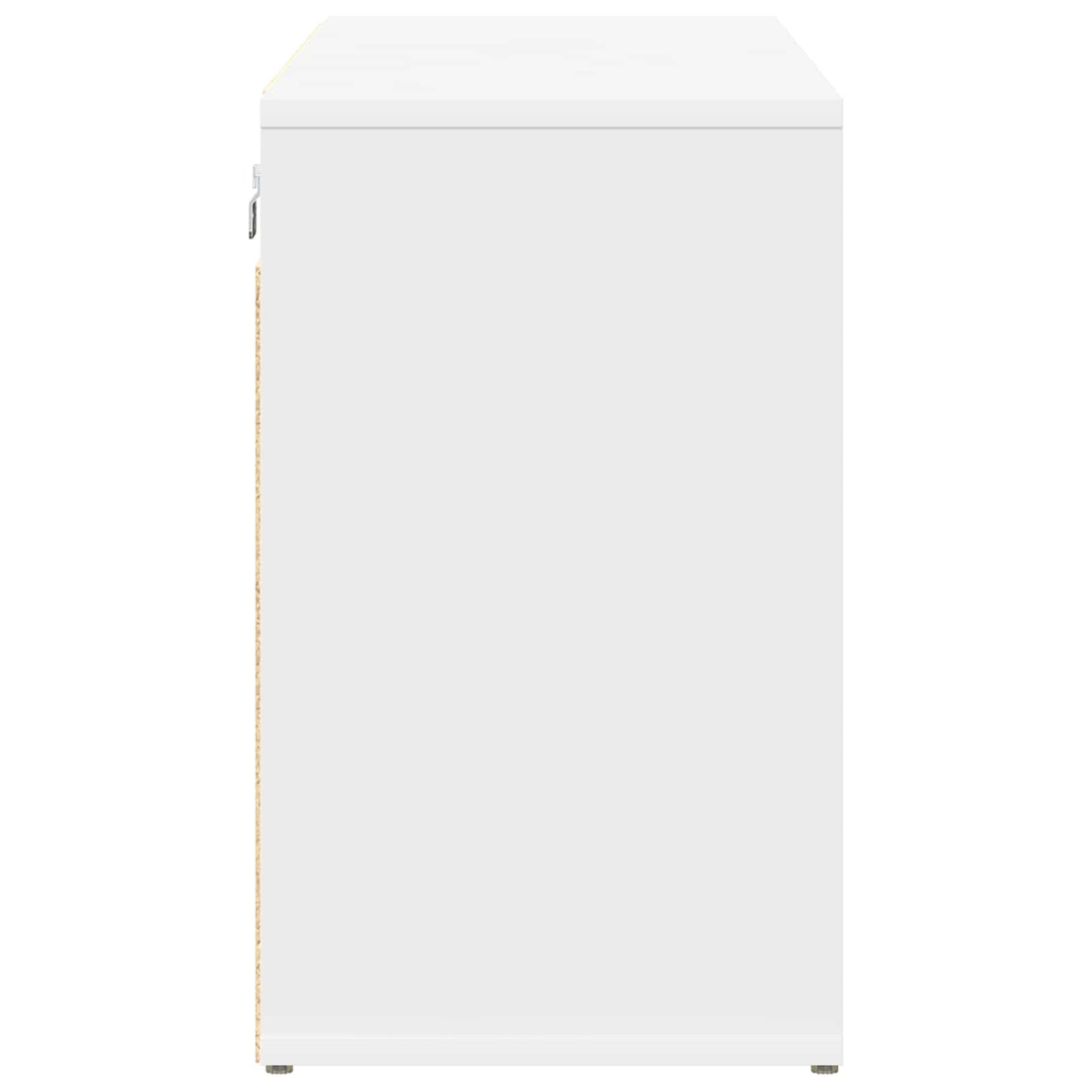 Sko skab med hylde Hvid 103 x 30 x 51 cm Konstrueret træ