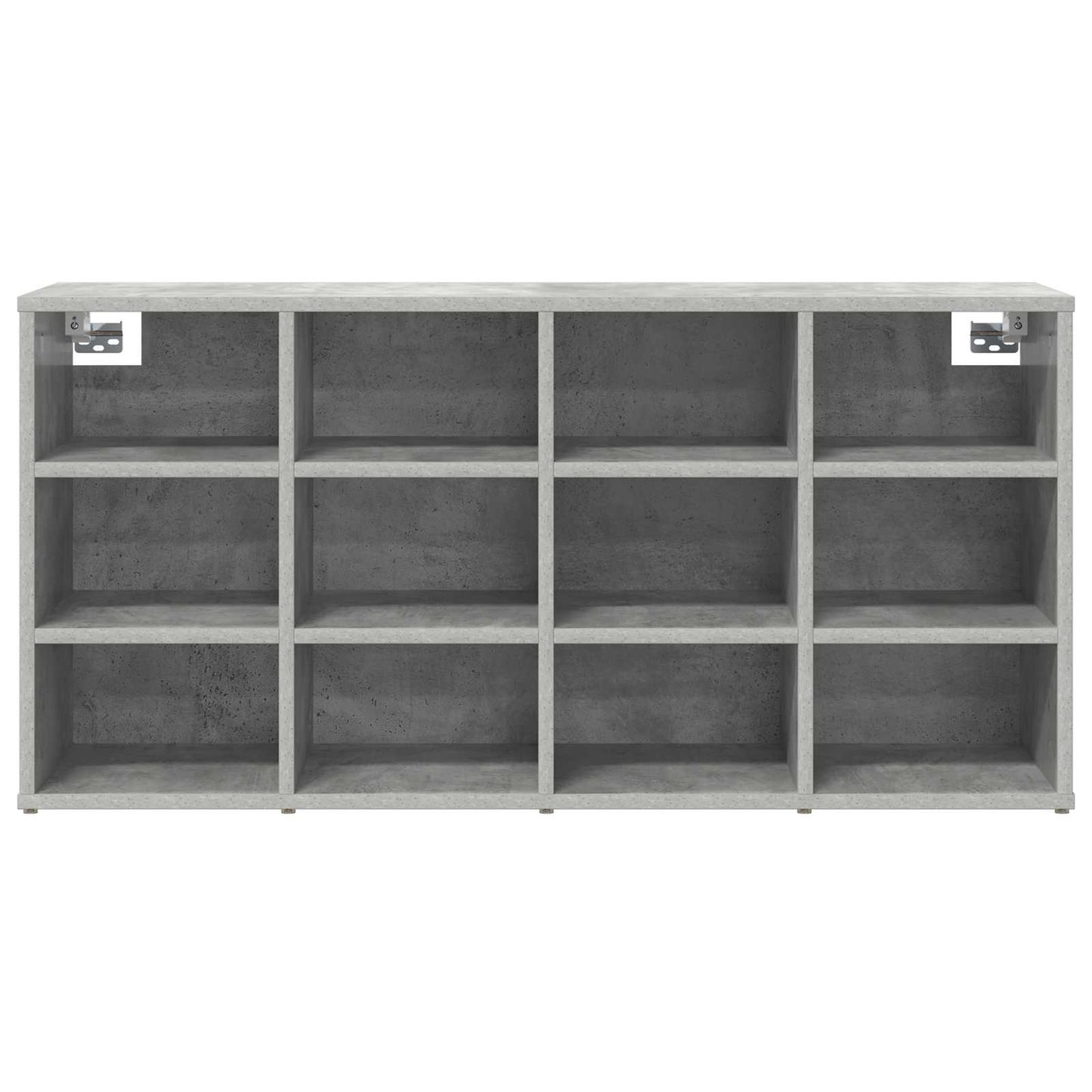 Sko skab med hylde Betongrå 103 x 30 x 51 cm Konstrueret træ