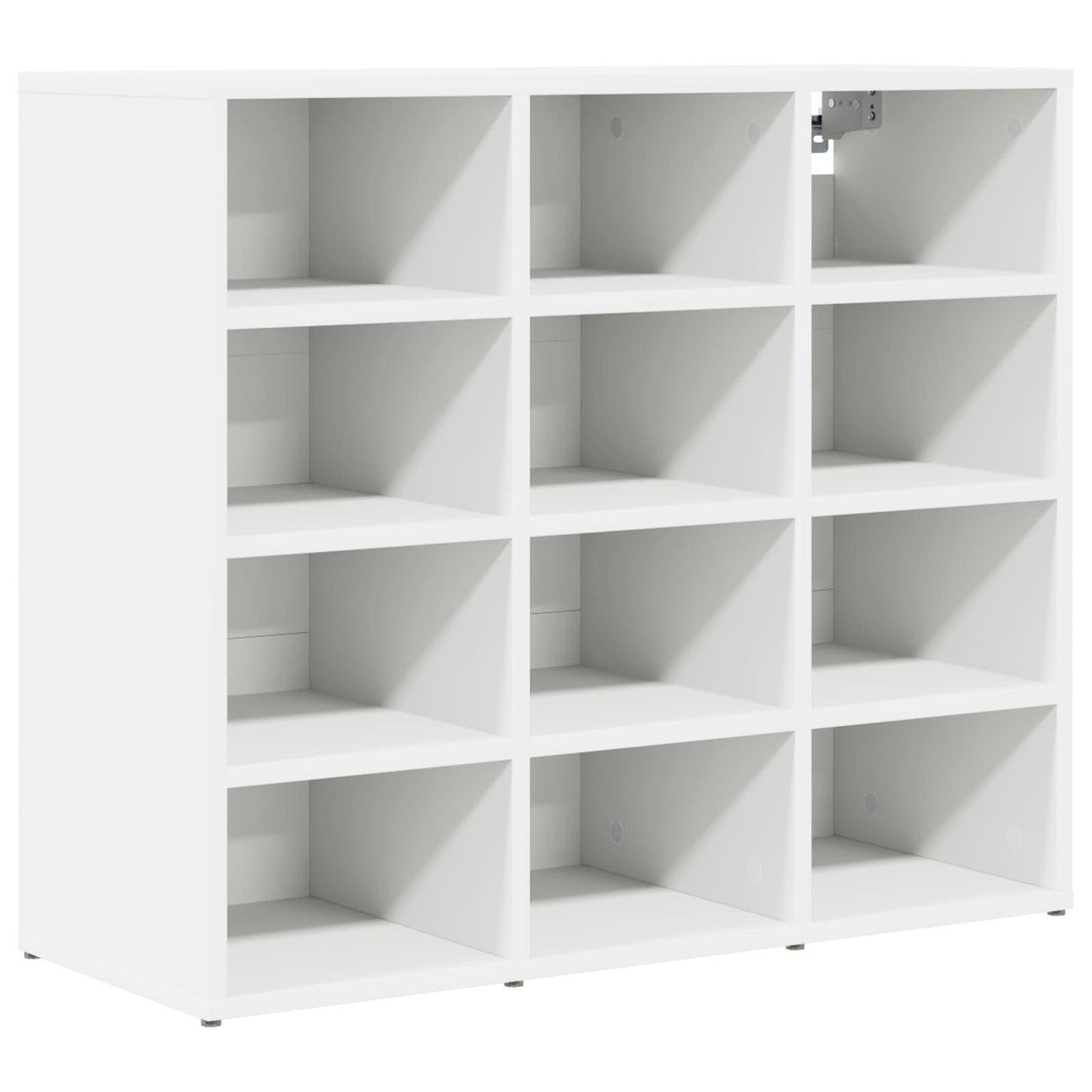 Sko skab med hylde Hvid 77,5 x 30 x 67 cm Konstrueret træ