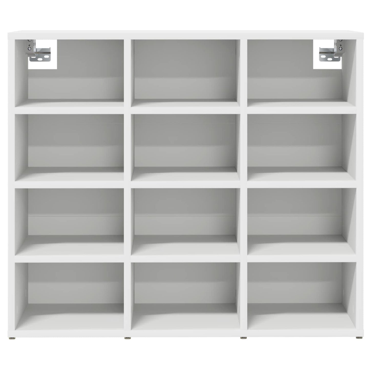 Sko skab med hylde Hvid 77,5 x 30 x 67 cm Konstrueret træ