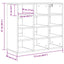 Sko skab 77,5 x 30 x 67 cm Konstrueret træ Sonoma-eg