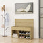 skoreol 80x30x45 cm konstrueret træ sonoma-eg