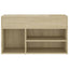 skoreol 80x30x45 cm konstrueret træ sonoma-eg