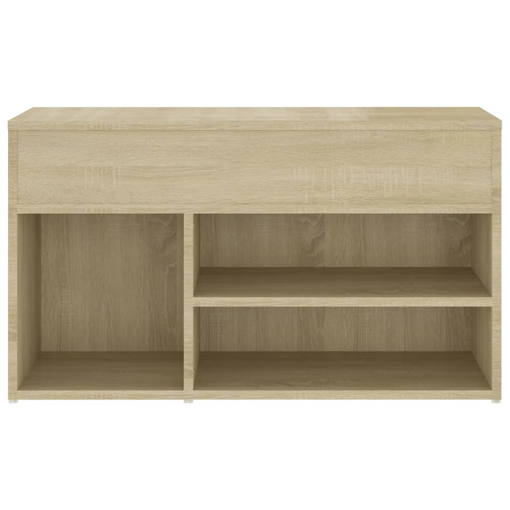 skoreol 80x30x45 cm konstrueret træ sonoma-eg