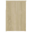 skoreol 80x30x45 cm konstrueret træ sonoma-eg