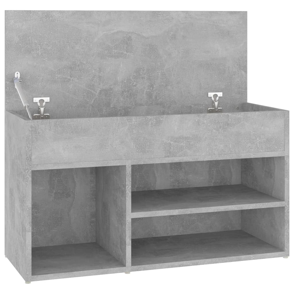 skoreol 80x30x45 cm konstrueret træ betongrå