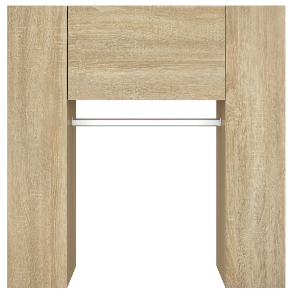 entrémøbel 97,5x37x99 cm konstrueret træ sonoma-eg