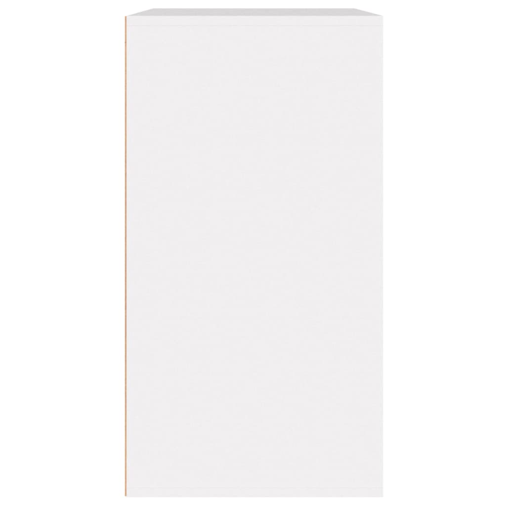 badeværelsesskab 80x40x75 cm konstrueret træ hvid
