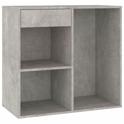 badeværelsesskab 80x40x75 cm konstrueret træ betongrå