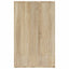 skab 80x40x65 cm konstrueret træ sonoma-eg