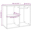 skab 80x40x65 cm konstrueret træ sonoma-eg