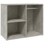 skab 80x40x65 cm konstrueret træ betongrå