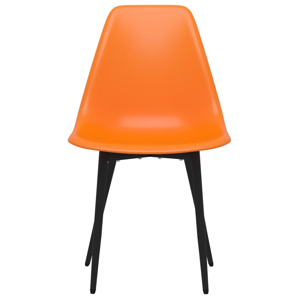 spisebordsstole 2 stk. PP orange