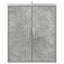 skoskab 60x35x70 cm konstrueret træ betongrå