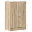 skoskab 60x35x92 cm konstrueret træ sonoma-eg