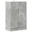 skoskab 60x35x92 cm konstrueret træ betongrå