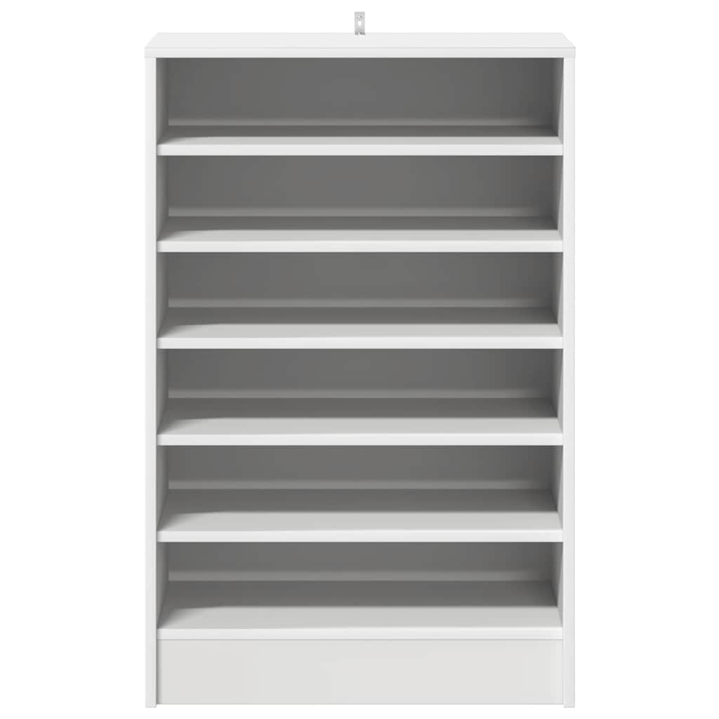 skoreol 60x35x92 cm konstrueret træ hvid