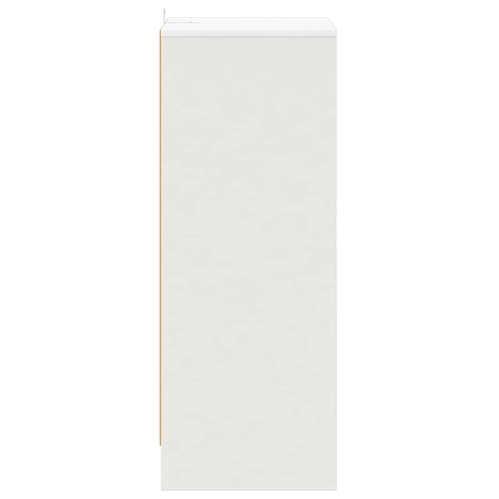 skoreol 60x35x92 cm konstrueret træ hvid