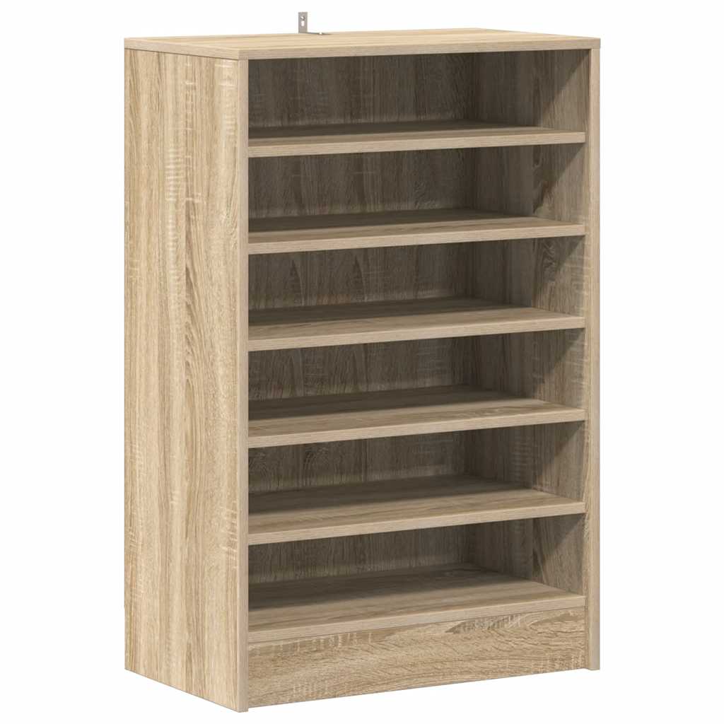 skoreol 60x35x92 cm konstrueret træ sonoma-eg