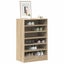 skoreol 60x35x92 cm konstrueret træ sonoma-eg