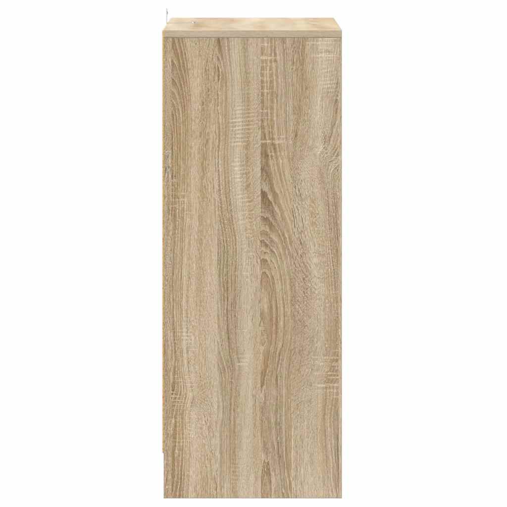 skoreol 60x35x92 cm konstrueret træ sonoma-eg