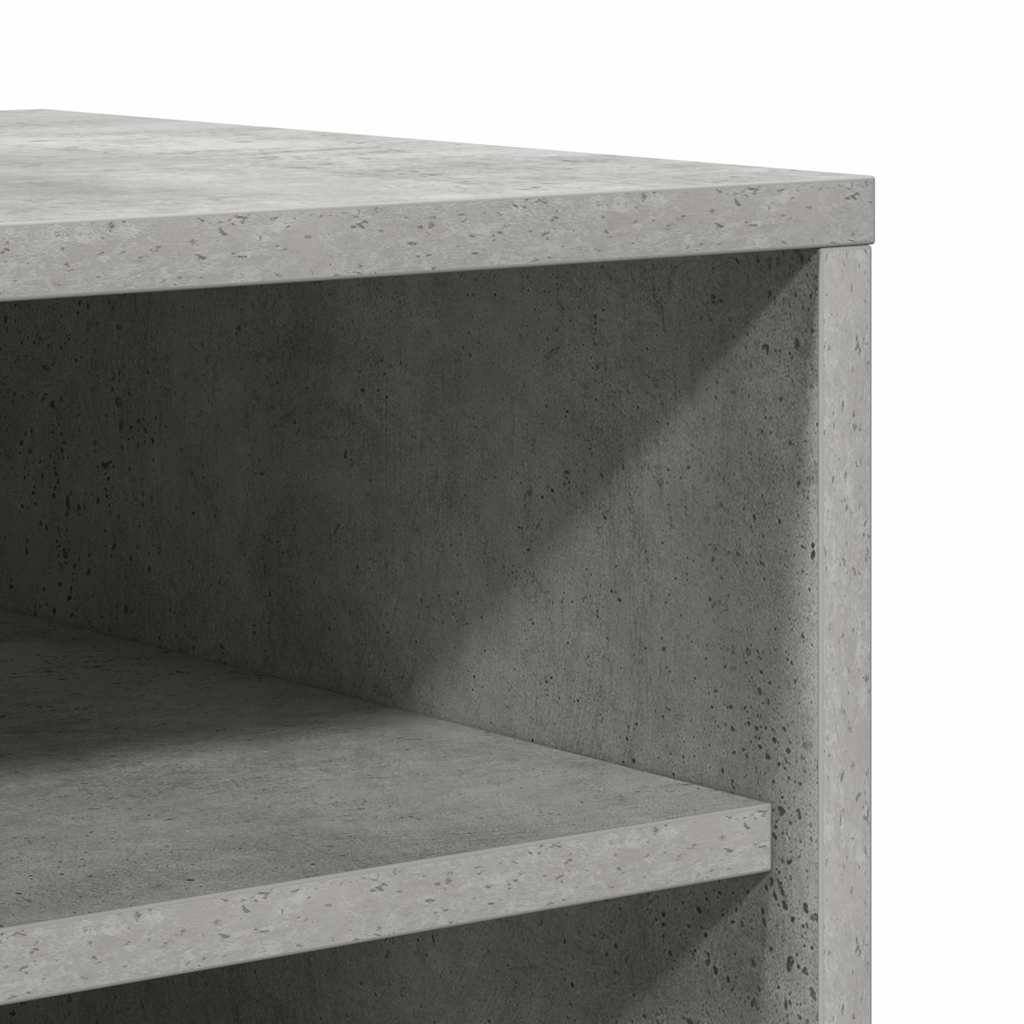 skoreol 60x35x92 cm konstrueret træ betongrå