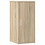 skoskab 32x35x70 cm spånplade sonoma-eg