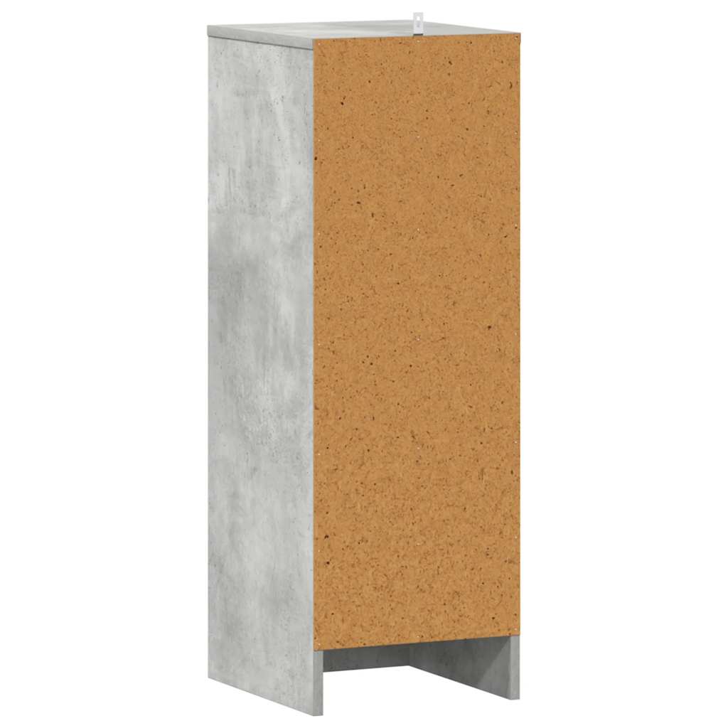 skoskab 32x35x92 cm konstrueret træ betongrå