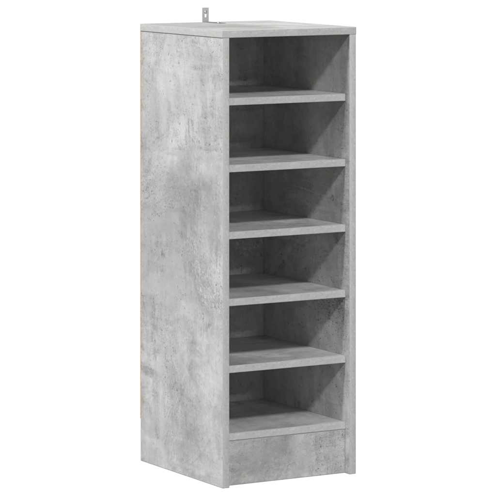 skoreol 31,5x35x90 cm konstrueret træ betongrå