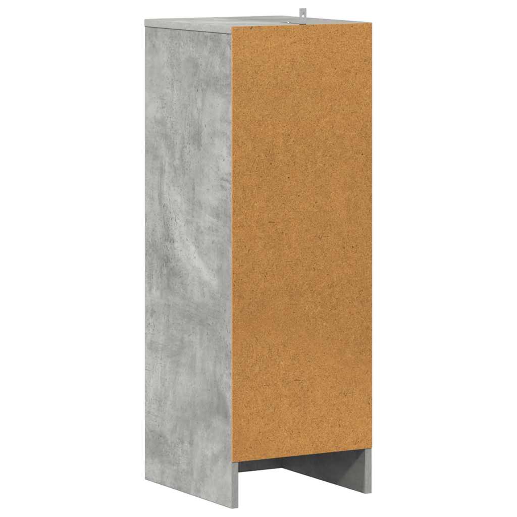 skoreol 31,5x35x90 cm konstrueret træ betongrå