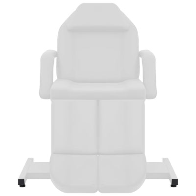 behandlerbriks 180x62x78 cm kunstlæder hvid