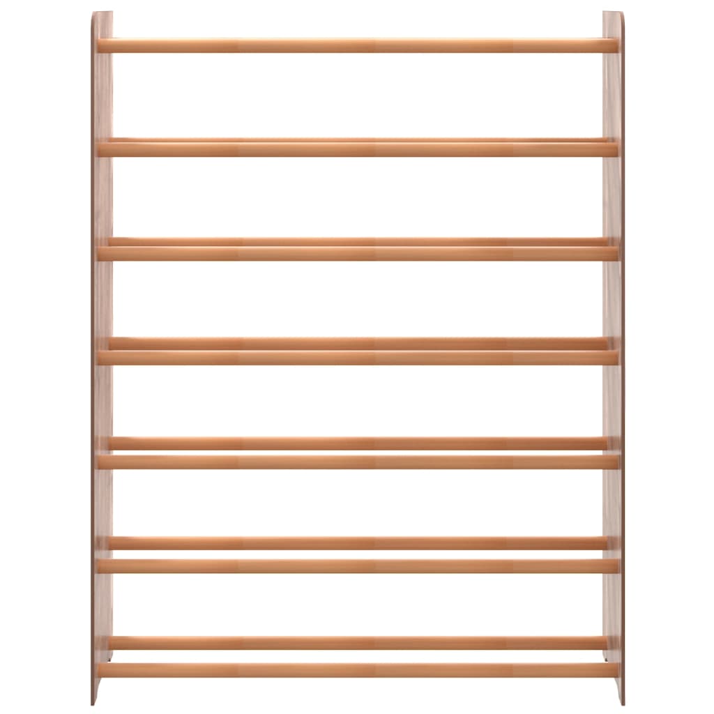 skoreol 90x24x117 cm konstrueret træ brun