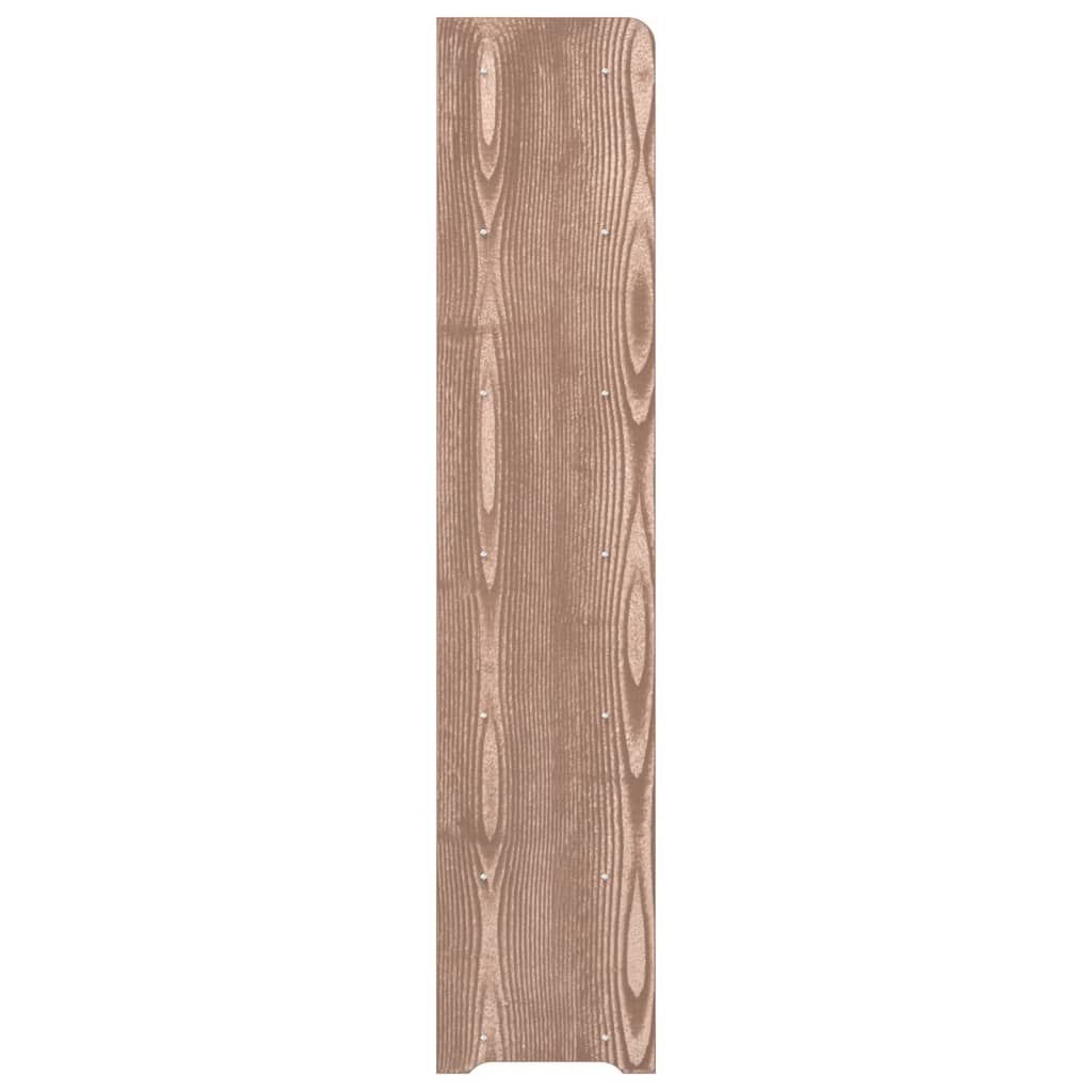 skoreol 90x24x117 cm konstrueret træ brun