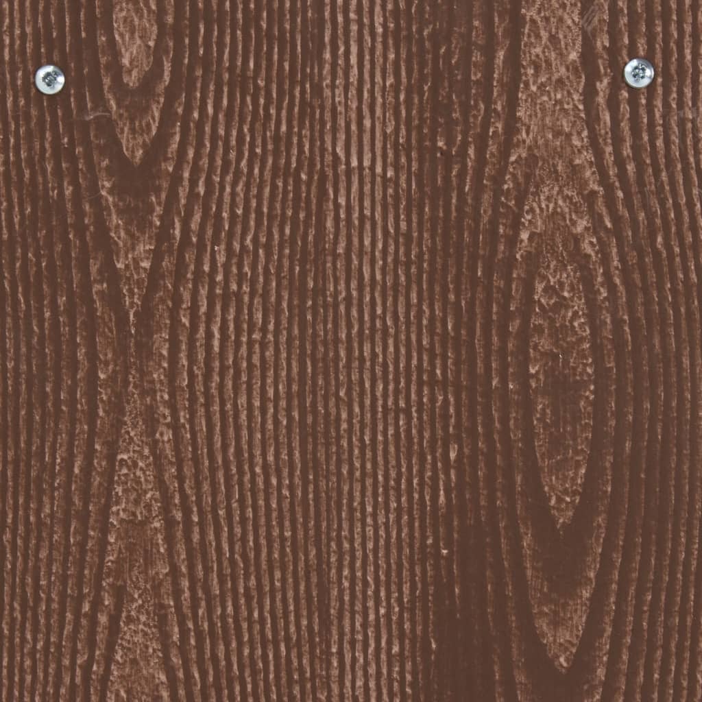 skoreol 90x24x117 cm konstrueret træ brun