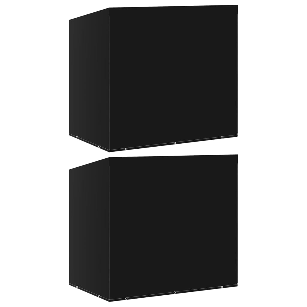overtræk til hængesofa 2 stk. 255x145x170 cm 2 lynlåse billede