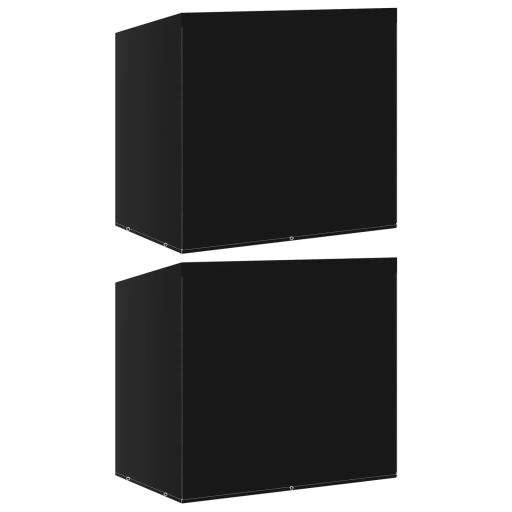 overtræk til hængesofa 2 stk. 6 snørehuller 135x105x175 cm billede