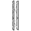 bogreol 5 hylder 40x30x175 cm konstrueret træ hvid