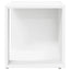sidebord 33x33x34,5 cm konstrueret træ hvid