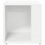 sidebord 33x33x34,5 cm konstrueret træ hvid