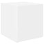 sidebord 33x33x34,5 cm konstrueret træ hvid