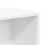sidebord 33x33x34,5 cm konstrueret træ hvid