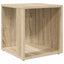 sidebord 33x33x34,5 cm konstrueret træ sonoma-eg