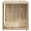 sidebord 33x33x34,5 cm konstrueret træ sonoma-eg