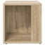 sidebord 33x33x34,5 cm konstrueret træ sonoma-eg