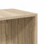 sidebord 33x33x34,5 cm konstrueret træ sonoma-eg