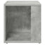 sidebord 33x33x34,5 cm konstrueret træ betongrå