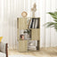 bogreol/rumdeler 60x24x94 cm konstrueret træ sonoma-eg