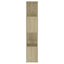 bogreol/rumdeler 60x24x124,5 cm konstrueret træ sonoma-eg