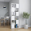 bogreol/rumdeler 60x24x186 cm konstrueret træ hvid