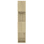 bogreol/rumdeler 80x24x124,5 cm konstrueret træ sonoma-eg